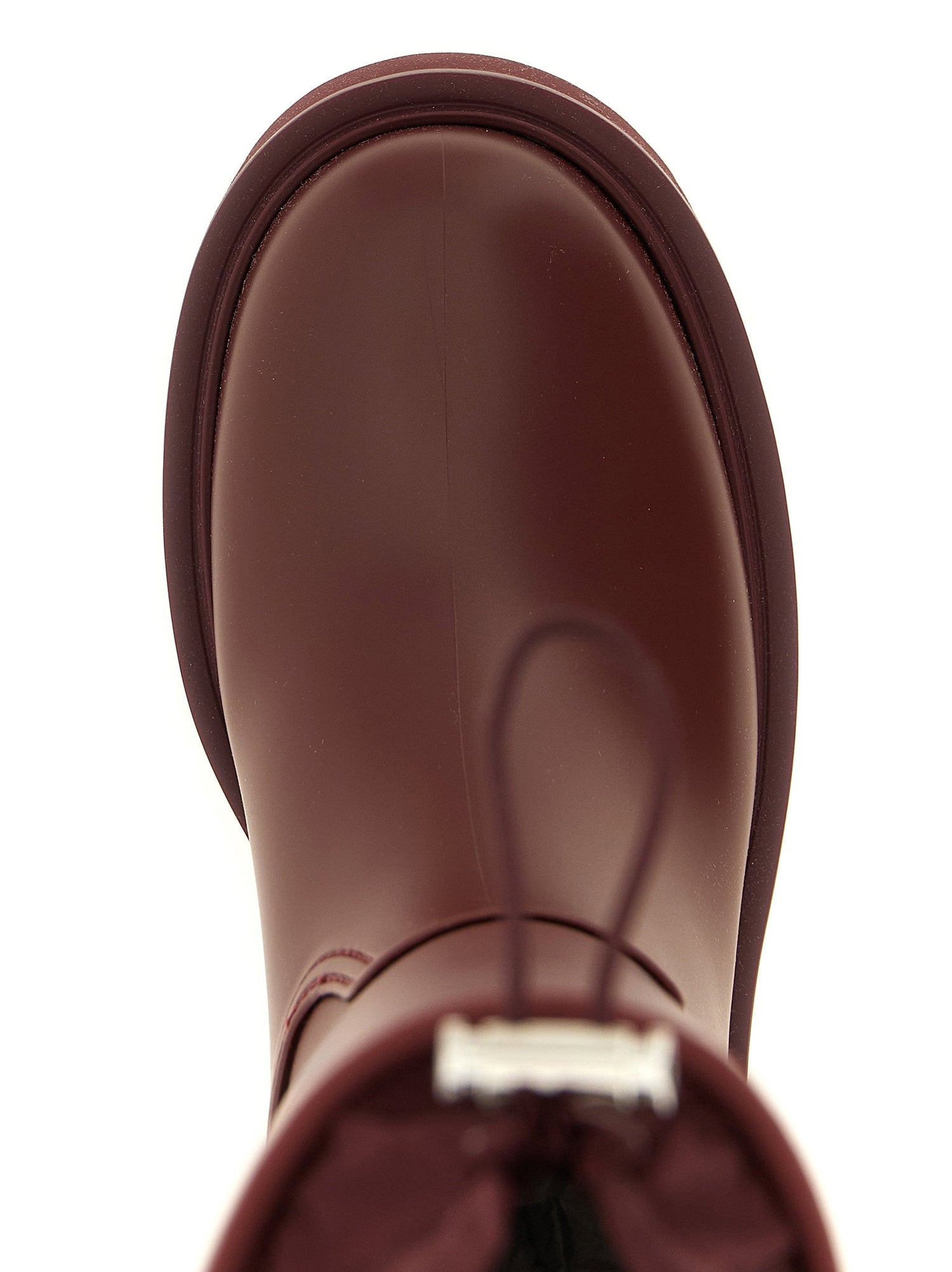 Moncler Kickstream High Rain Boots Bordeaux
