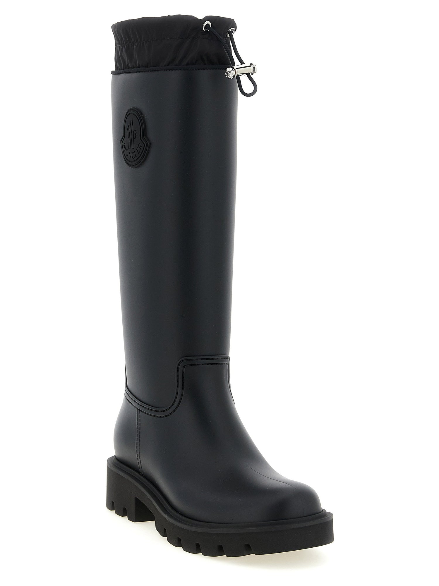 Moncler Kickstream Rubber Boots Black