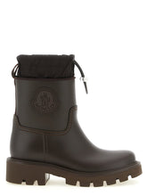 Moncler Kickstream Rain Boots Brown