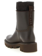 Moncler Kickstream Rain Boots Brown