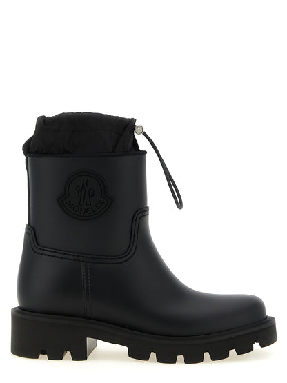 Moncler Kickstream Rain Boots Black