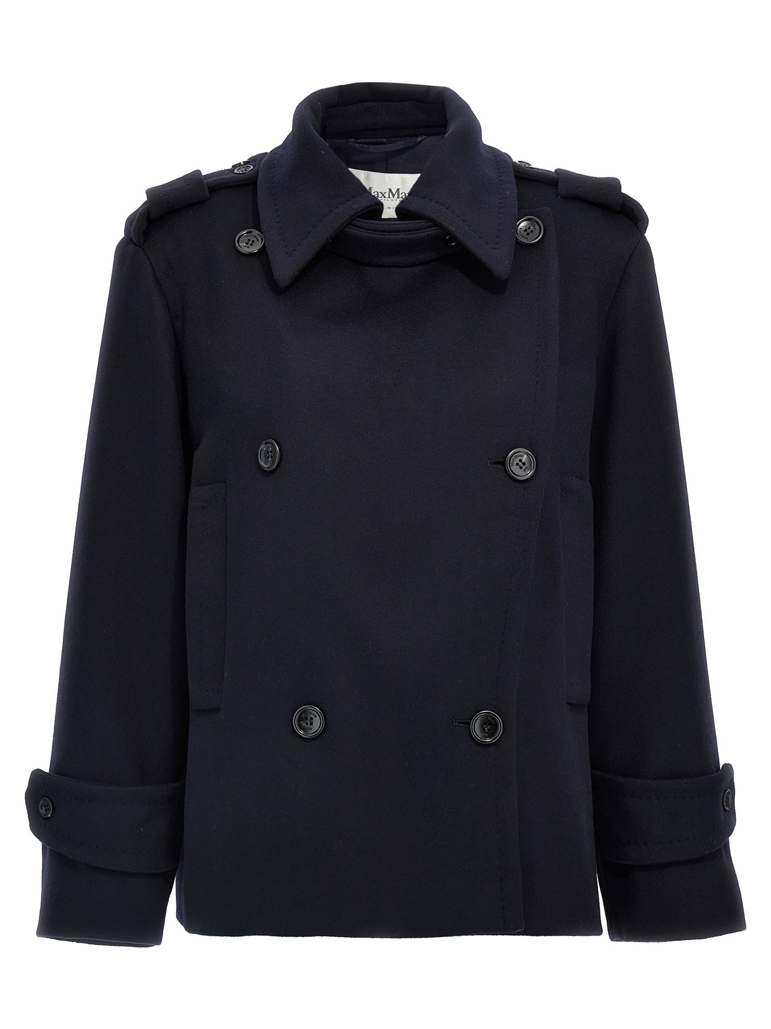 Max Mara Laveno Coat Blue