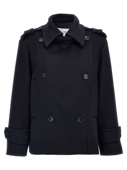 Max Mara Laveno Coat Blue