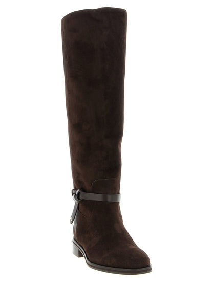 Jimmy Choo Lawton Boots Brown