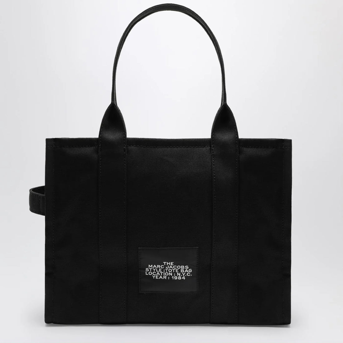 Marc Jacobs Black Canvas Large Tote Bag