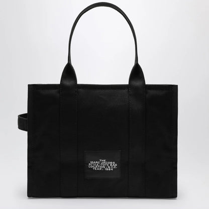 Marc Jacobs Black Canvas Large Tote Bag