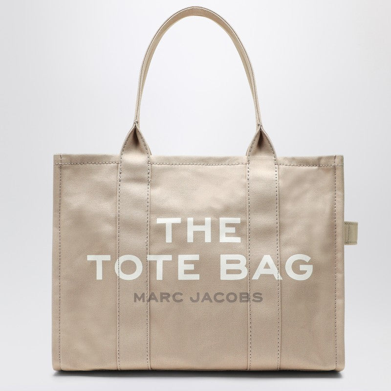 Marc Jacobs Large Canvas Tote Bag in Beige beige