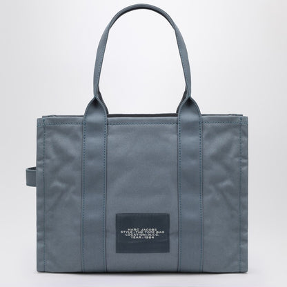 Marc Jacobs Large Blue Canvas Tote Bag with Logo Blue
