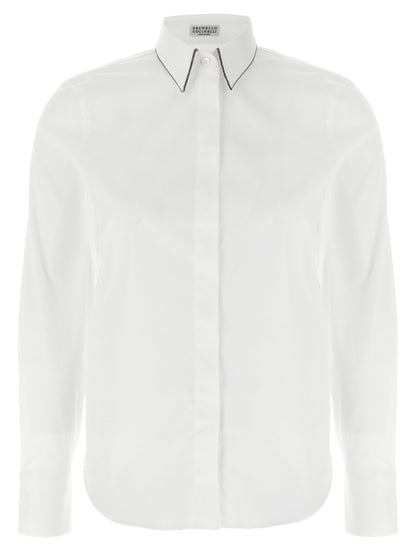 Brunello Cucinelli Monile Shirt White