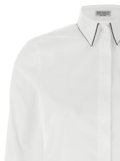 Brunello Cucinelli Monile Shirt White