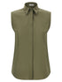 Brunello Cucinelli Shiny Trim Shirt Green