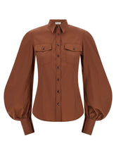 Brunello Cucinelli Poplin Shirt Brown