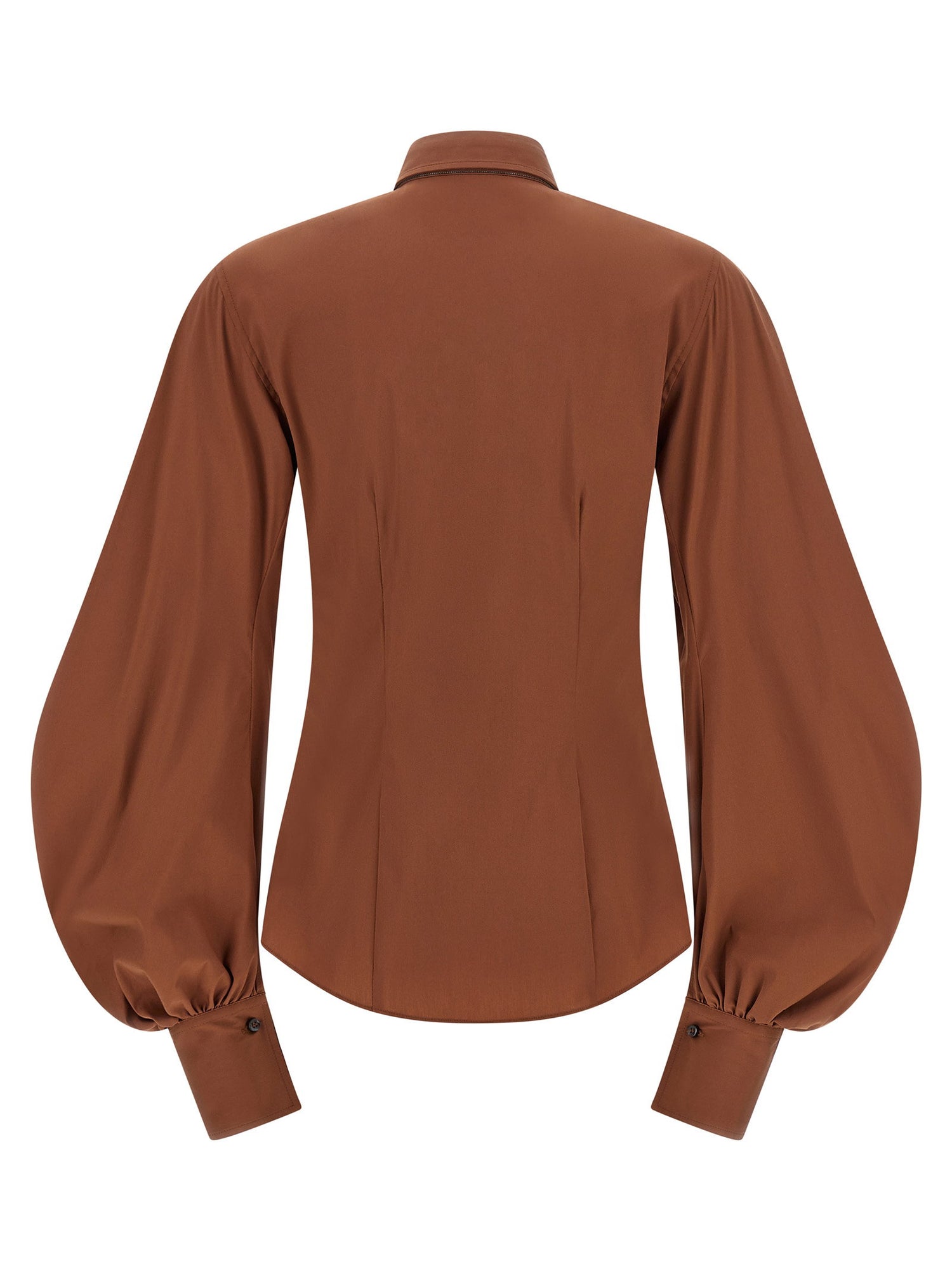 Brunello Cucinelli Poplin Shirt Brown