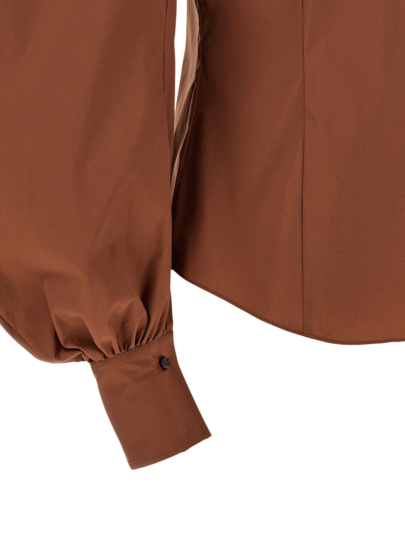 Brunello Cucinelli Poplin Shirt Brown
