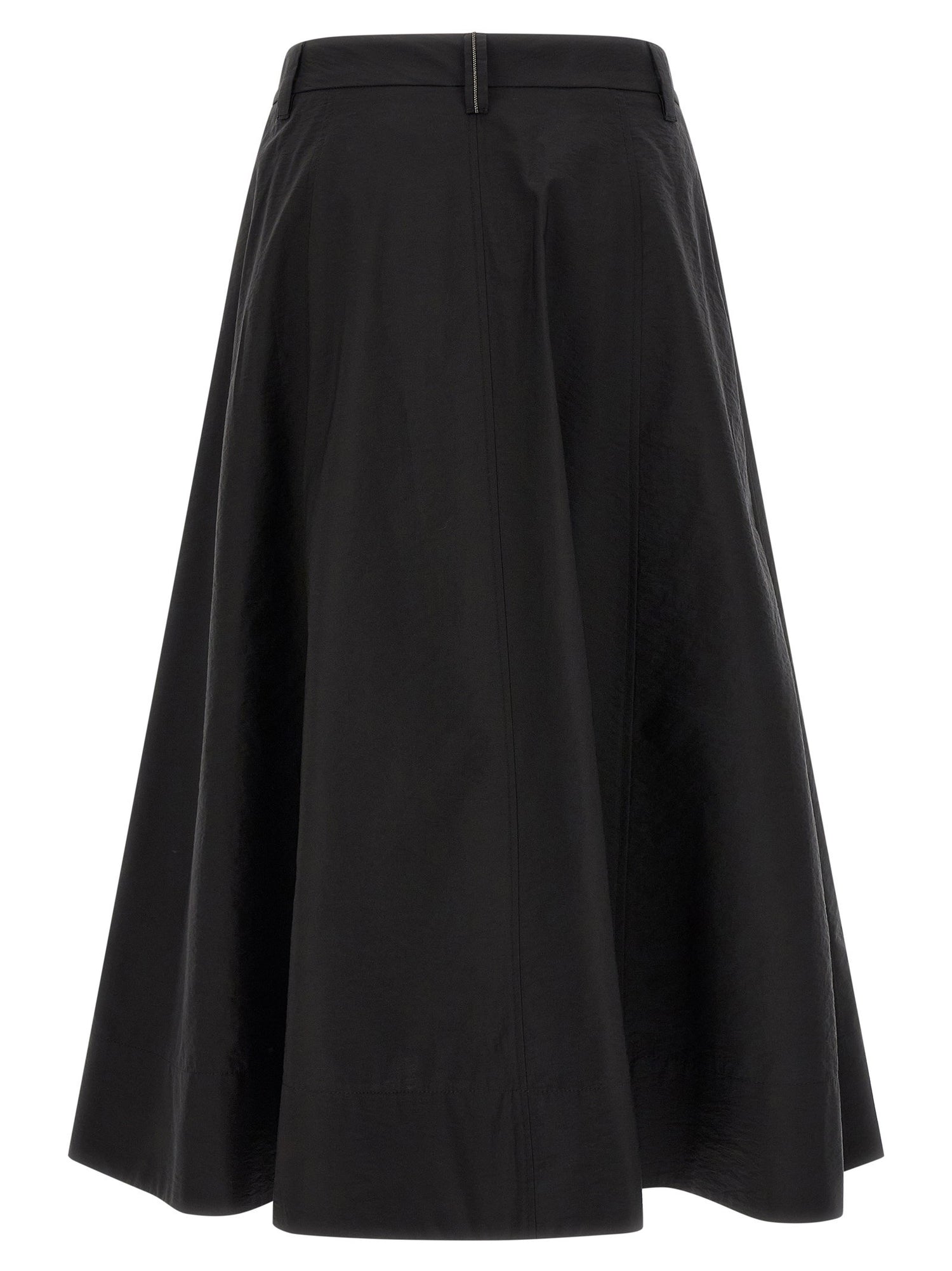 Brunello Cucinelli Sartorial Skirt Black