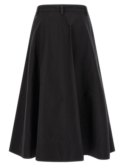 Brunello Cucinelli Sartorial Skirt Black