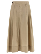 Brunello Cucinelli Cotton Skirt Beige