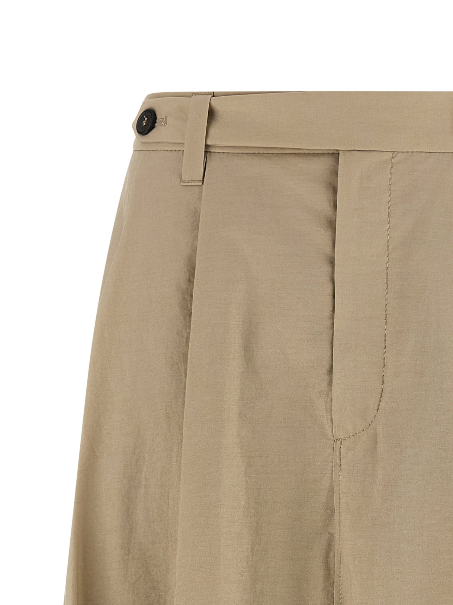 Brunello Cucinelli Cotton Skirt Beige
