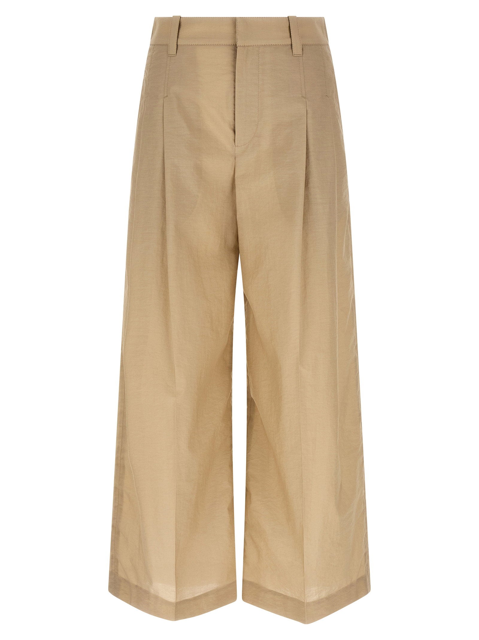 Brunello Cucinelli A-line Pants Beige