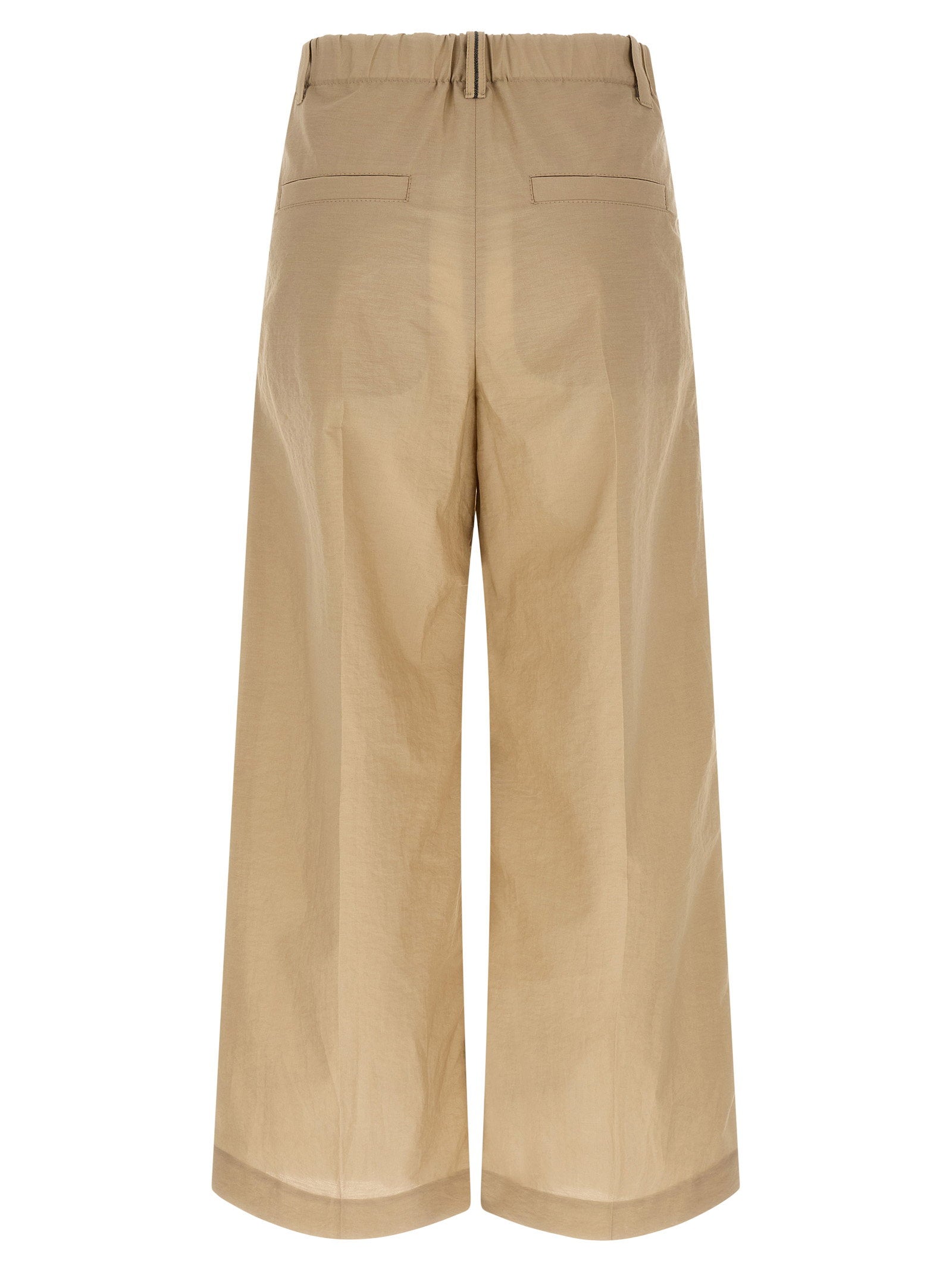 Brunello Cucinelli A-line Pants Beige