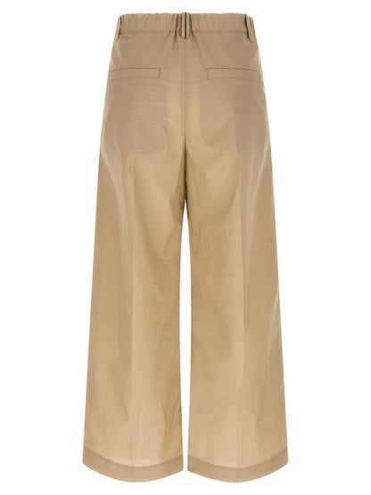 Brunello Cucinelli A-line Pants Beige
