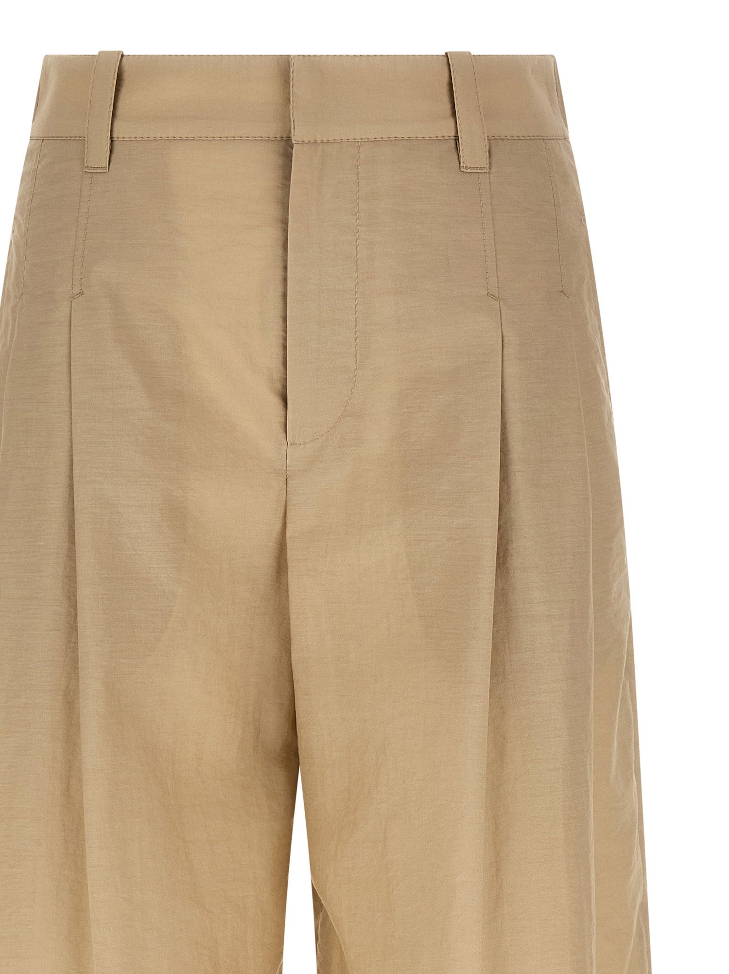Brunello Cucinelli A-line Pants Beige