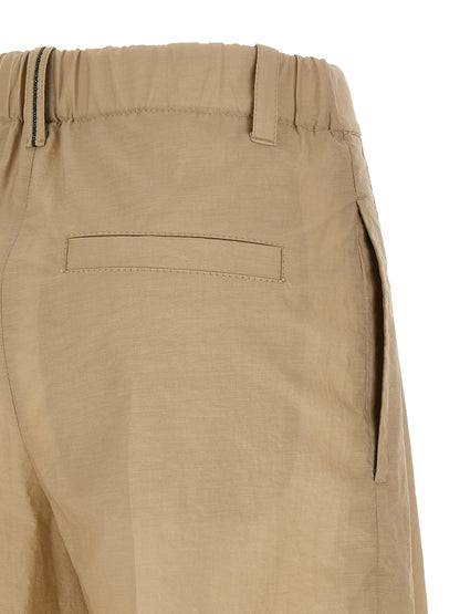 Brunello Cucinelli A-line Pants Beige