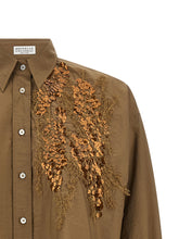 Brunello Cucinelli Dazzling Seabed Embroidery Shirt Beige