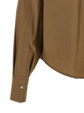 Brunello Cucinelli Dazzling Seabed Embroidery Shirt Beige