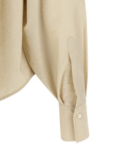 Brunello Cucinelli Dazzling Seabed Embroidery Shirt Beige