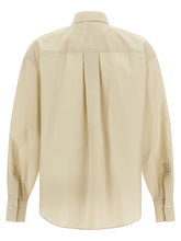 Brunello Cucinelli Sequin Embroidery Shirt Beige