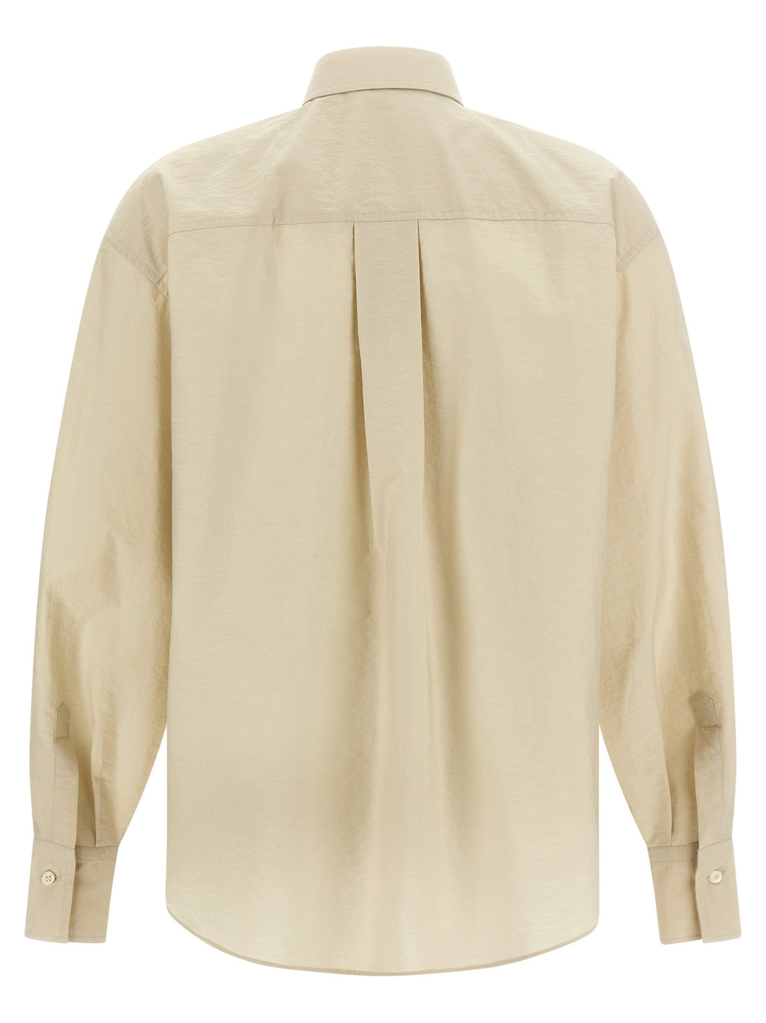 Brunello Cucinelli Sequin Embroidery Shirt Beige