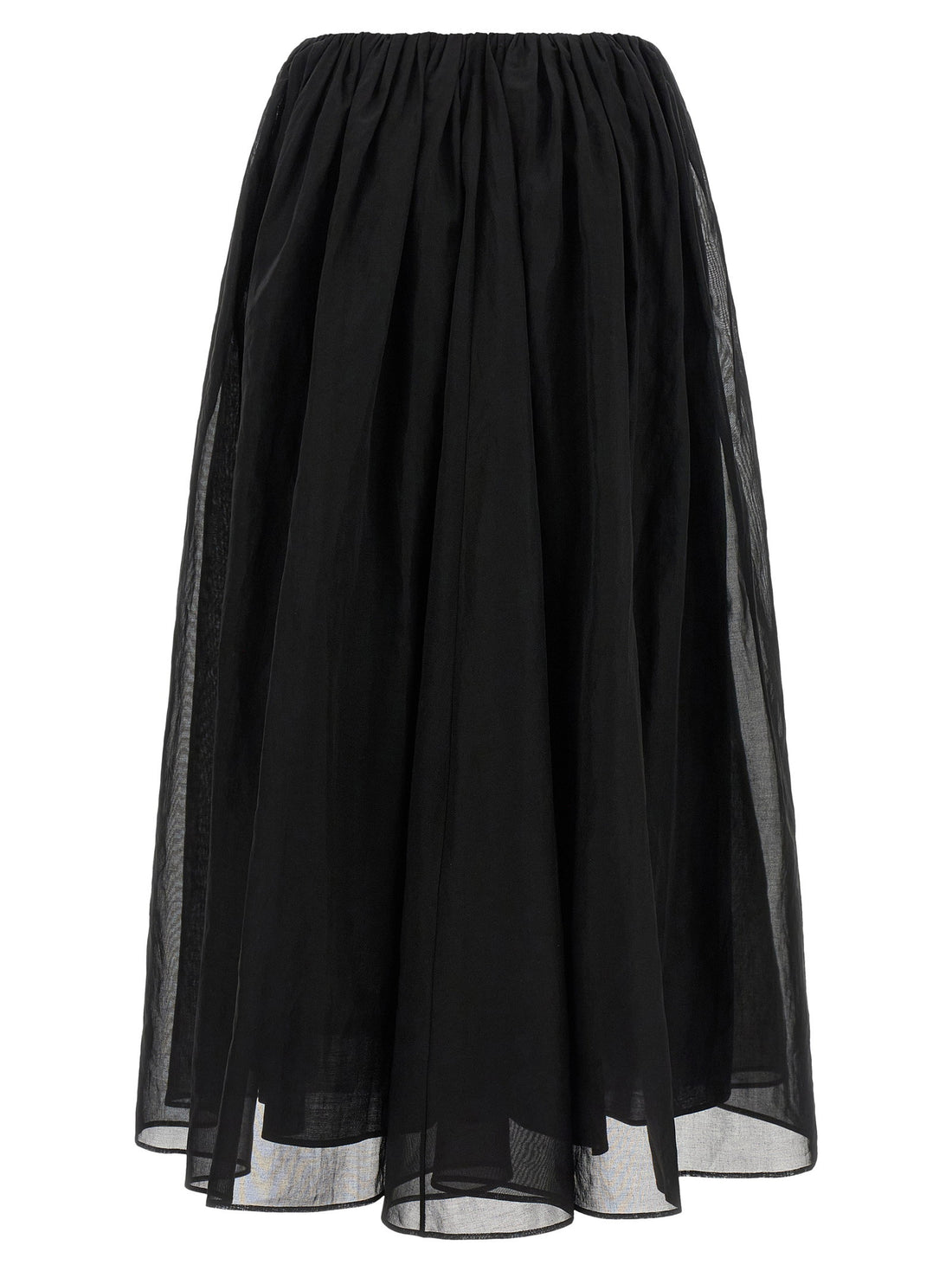 Brunello Cucinelli Organza Skirt Black