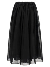 Brunello Cucinelli Organza Skirt Black