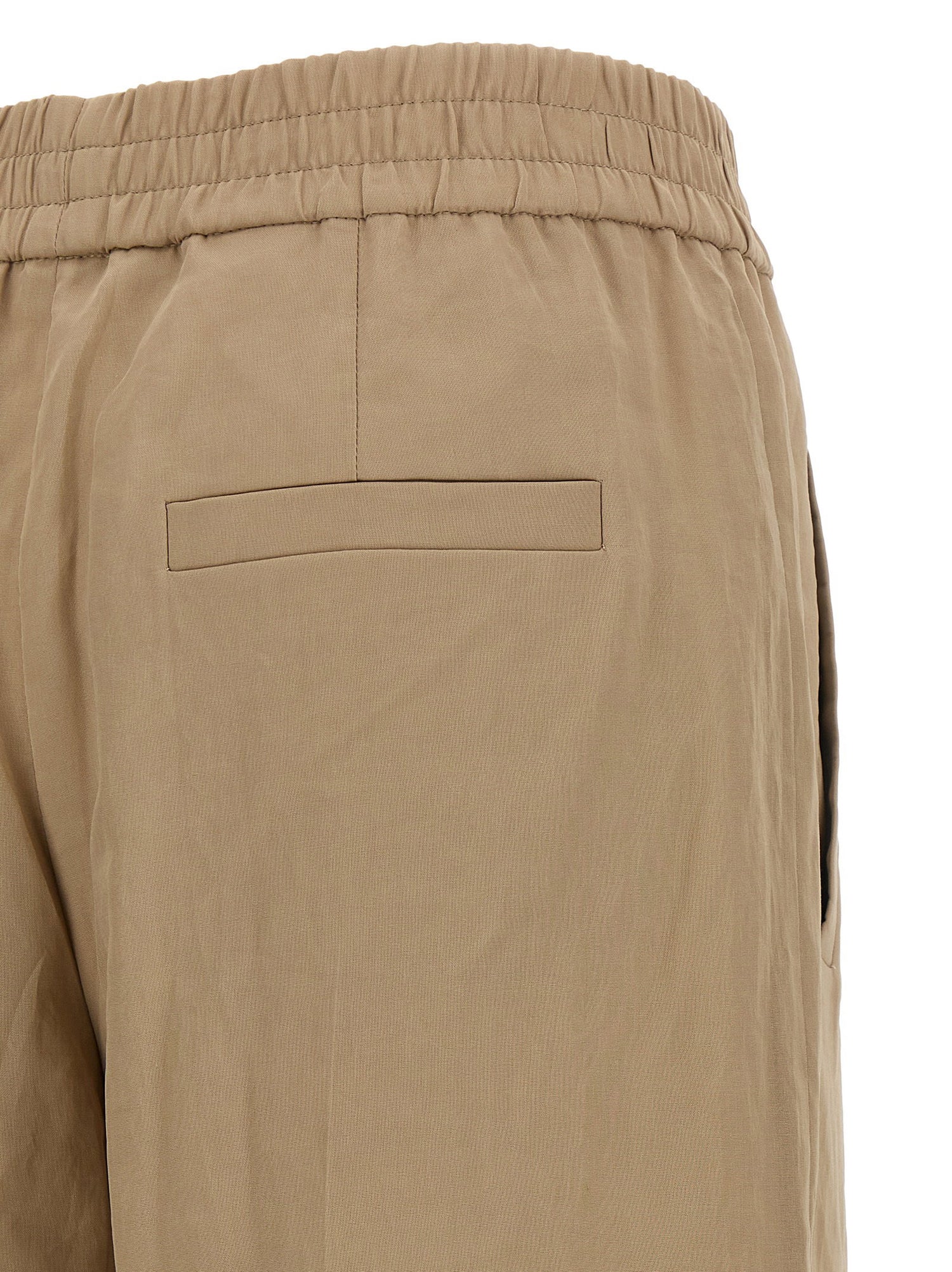 Brunello Cucinelli Loose Track Pants Beige