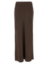 Brunello Cucinelli Slit Skirt Brown