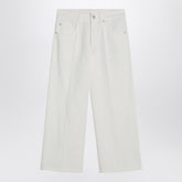 Brunello Cucinelli White Cotton Tailored Trousers White
