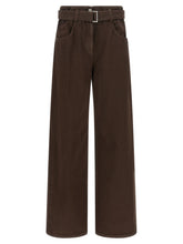 Brunello Cucinelli Belted Jeans Brown