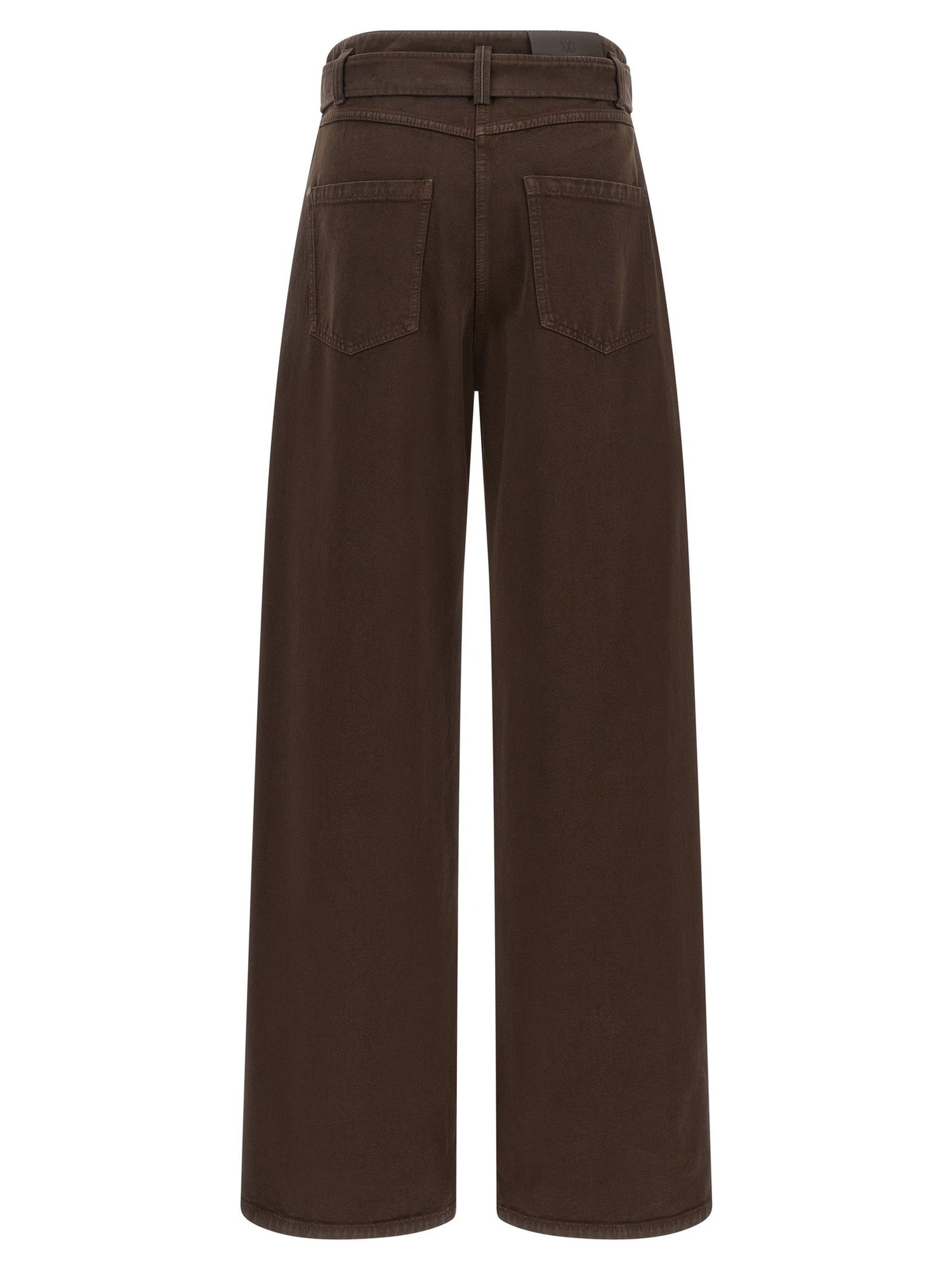Brunello Cucinelli Belted Jeans Brown