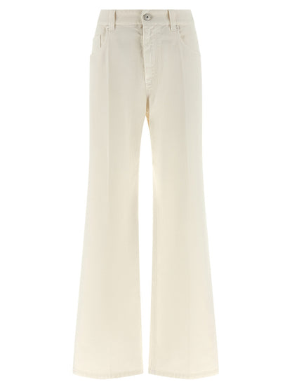 Brunello Cucinelli The Contemporary Loose Jeans White