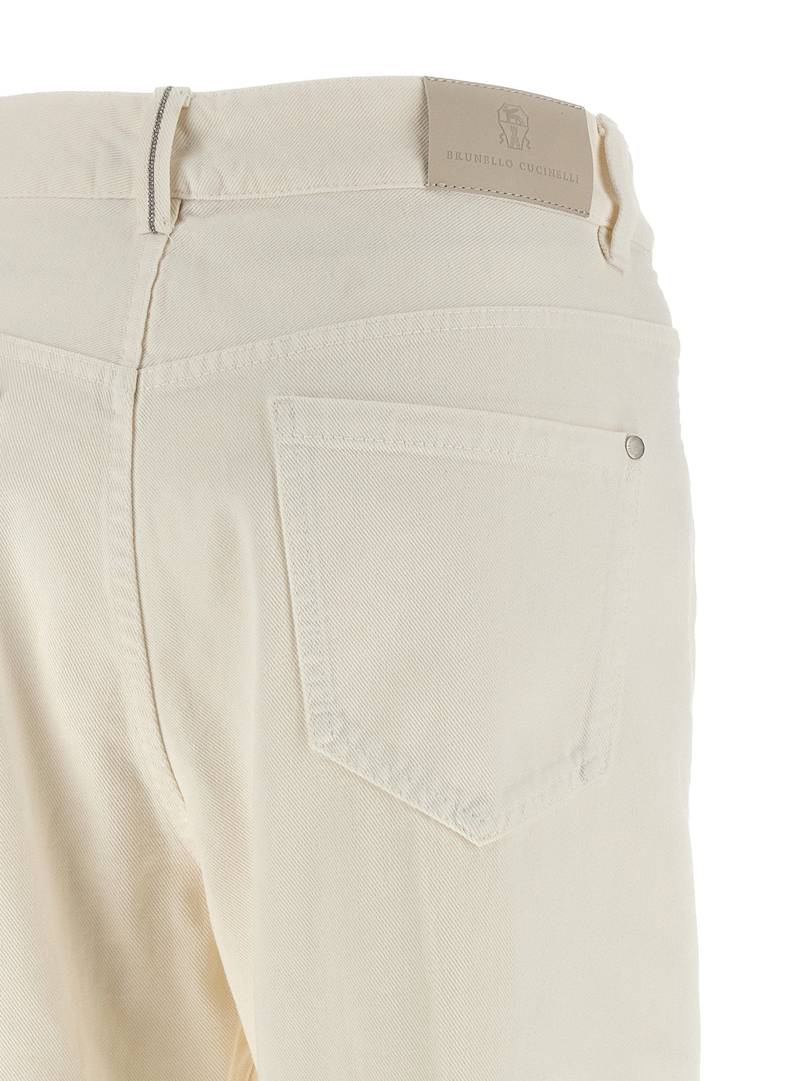 Brunello Cucinelli The Contemporary Loose Jeans White