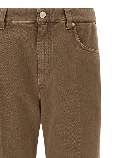 Brunello Cucinelli Denim Pants Beige