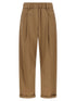 Brunello Cucinelli Track Poplin Pants Beige