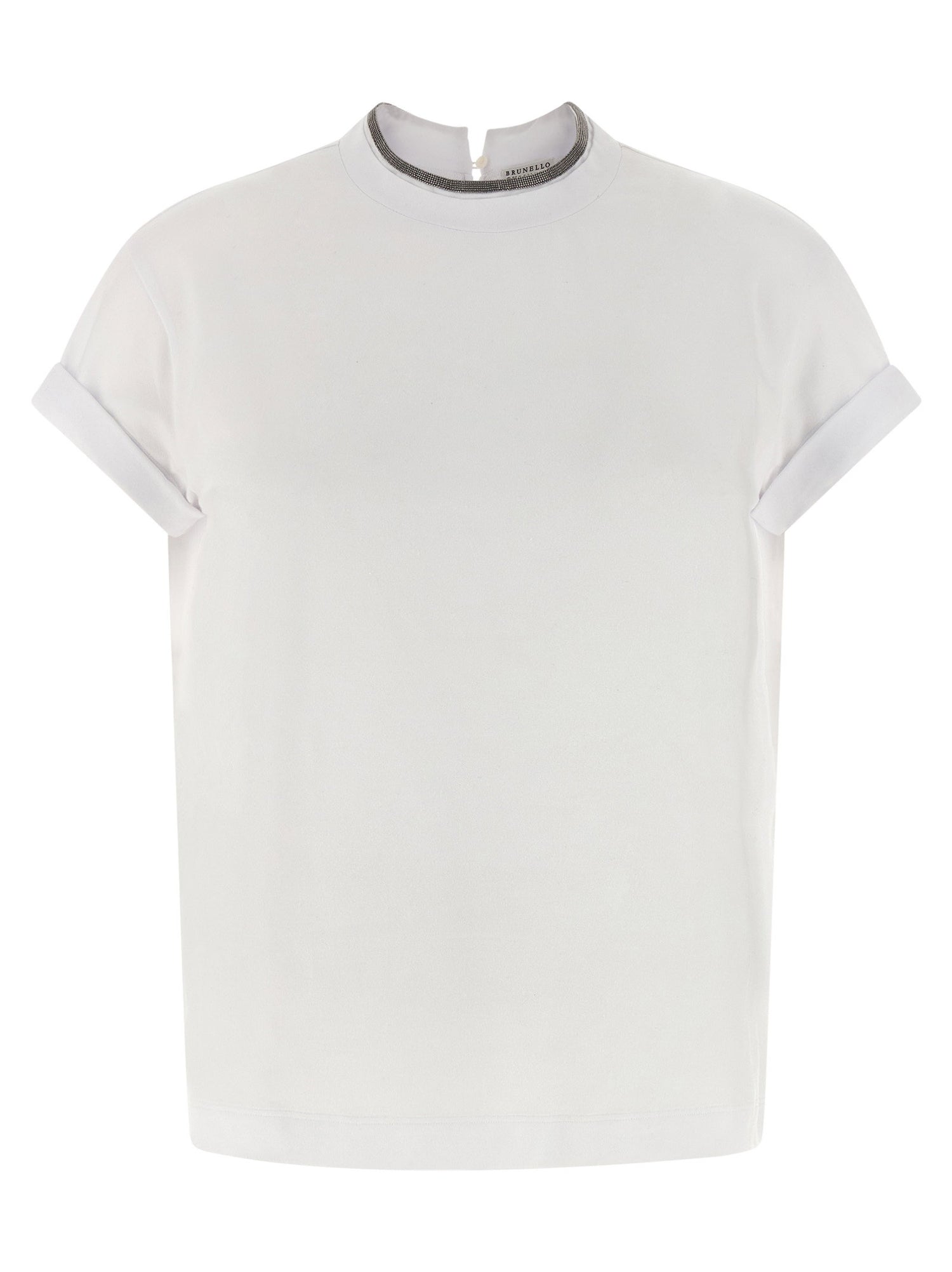 Brunello Cucinelli ‘monile’ Jersey T-shirt White