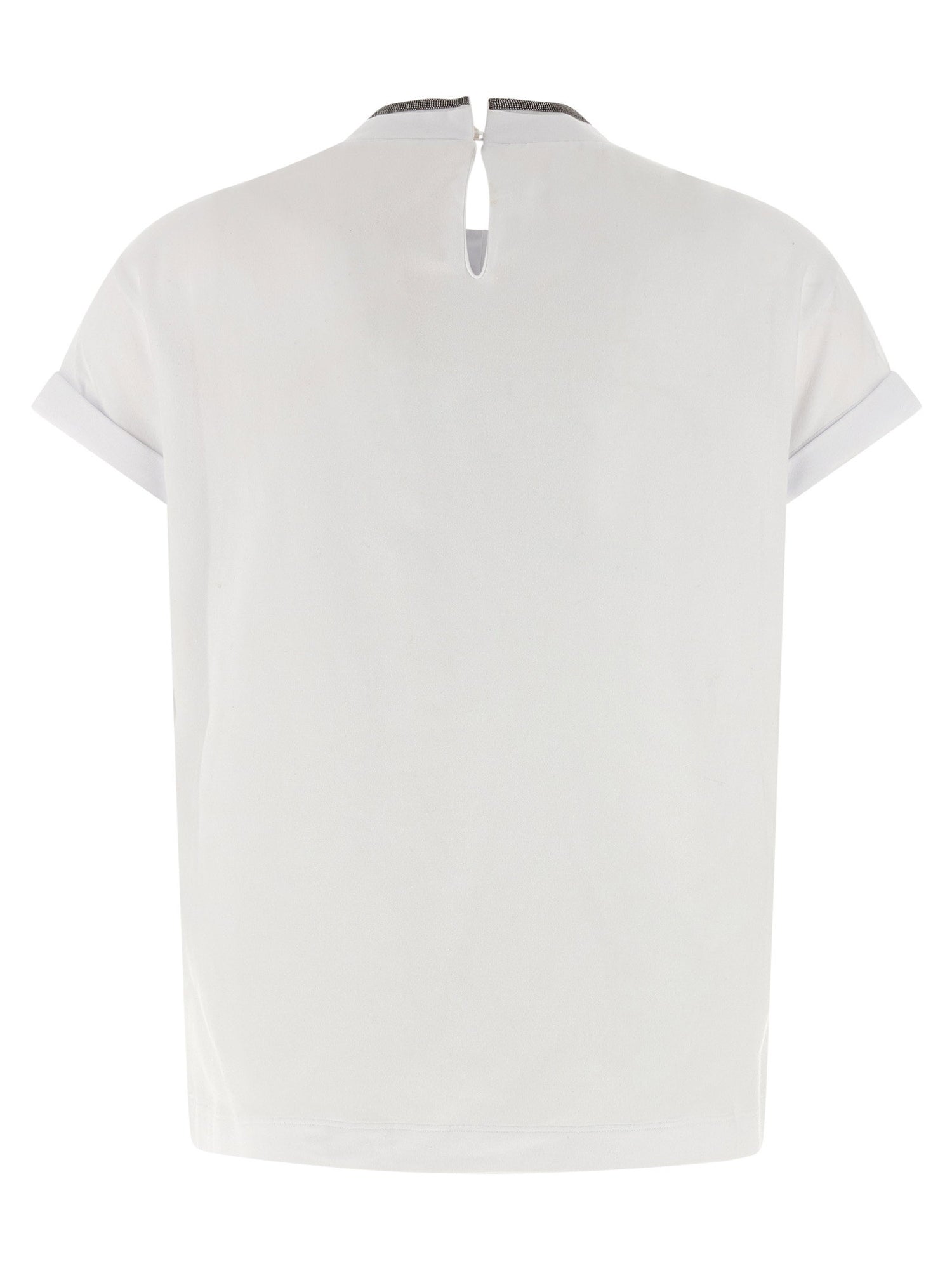 Brunello Cucinelli ‘monile’ Jersey T-shirt White
