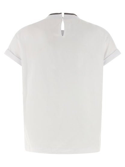 Brunello Cucinelli ‘monile’ Jersey T-shirt White