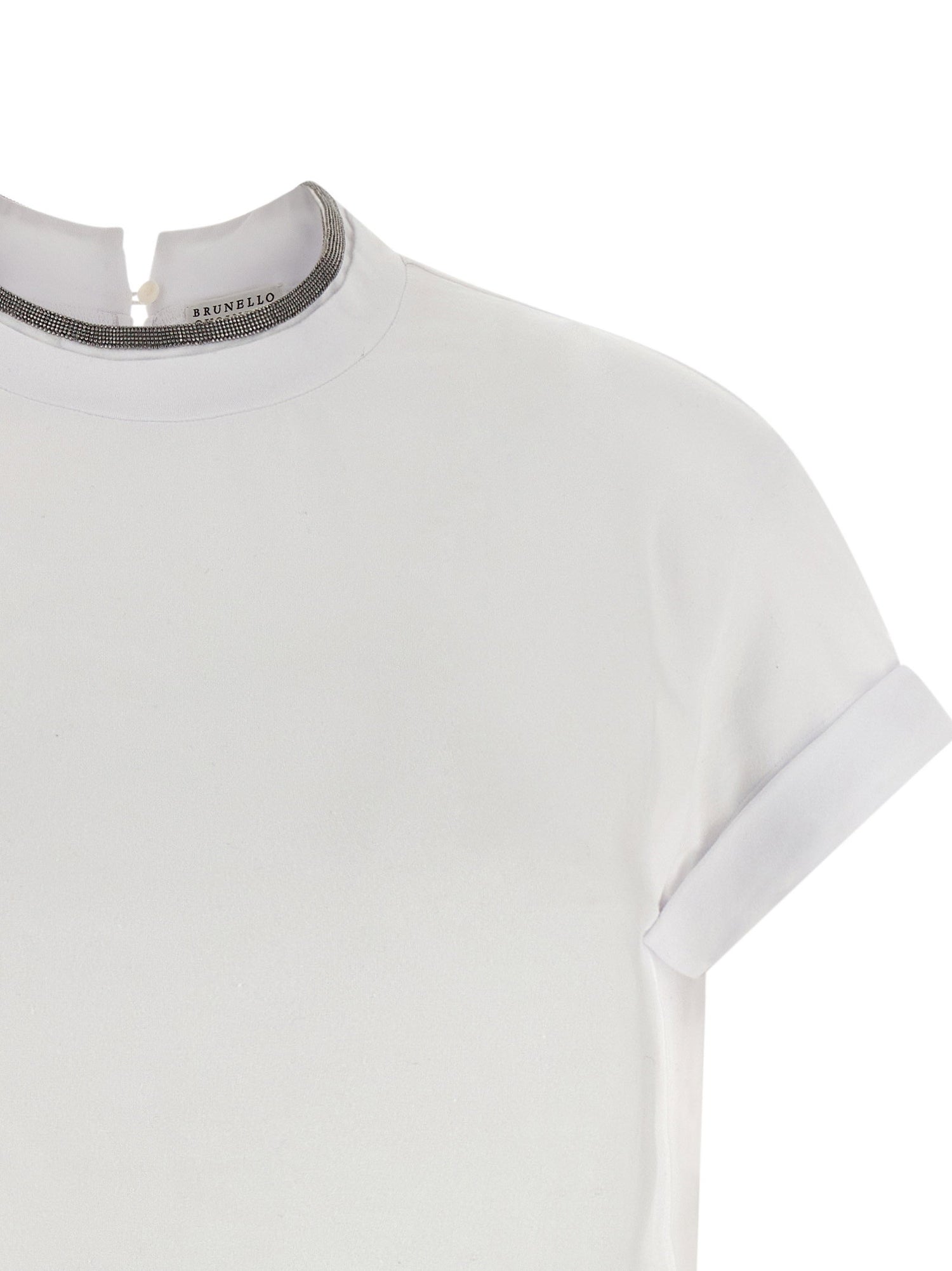 Brunello Cucinelli ‘monile’ Jersey T-shirt White