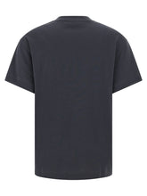 Brunello Cucinelli Shiny Tab T-shirt Blue