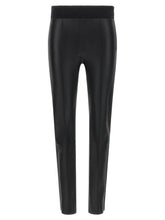 Brunello Cucinelli Stretch Nappa Leather Leggings Black