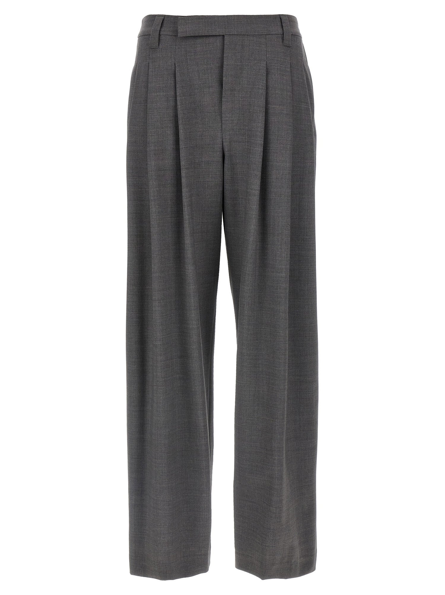 Brunello Cucinelli Sartorial Baggy Pants Gray